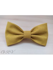 Geltonos (garstyčių) spalvos lininė varlytė